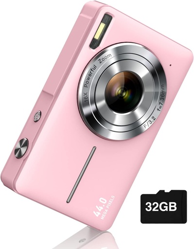 BETTER LIFE DIGITAL CAMERA FHD 1080P 16X ZOOM PINK